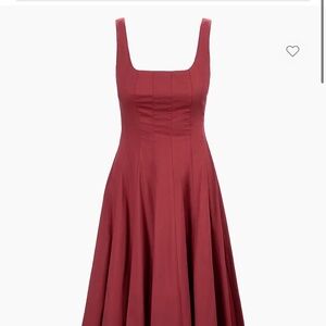 Staud Sz 4 Red Dress